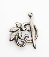 Ivy Toggle Clasp, 15mm, by Bronze Line, 3 Finishes - The Argus Collection