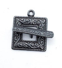 Deco Frame Toggle Clasp, 18mm in 5 Finishes - The Argus Collection