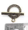 Round Spiral Toggle Clasp, 16mm, by TierraCast, 2 Finishes - The Argus Collection