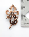 Freeform Leaf Toggle, 22mm, Bronze Line, 3 Finishes - The Argus Collection