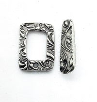 Jardin Toggle Clasp, 22x15mm, by TierraCast, 3 Finishes - The Argus Collection