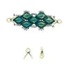 Triades, Cymbal Gemduo Bead Ending or Connector, 4 Pcs. 4 Finishes - The Argus Collection