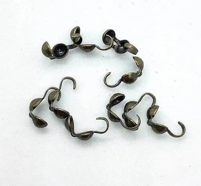 Clamshell or Bead Tips in 6 Finishes - The Argus Collection