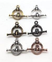 Heirloom Toggle Clasp, 15mm, by TierraCast, 7 Finishes - The Argus Collection