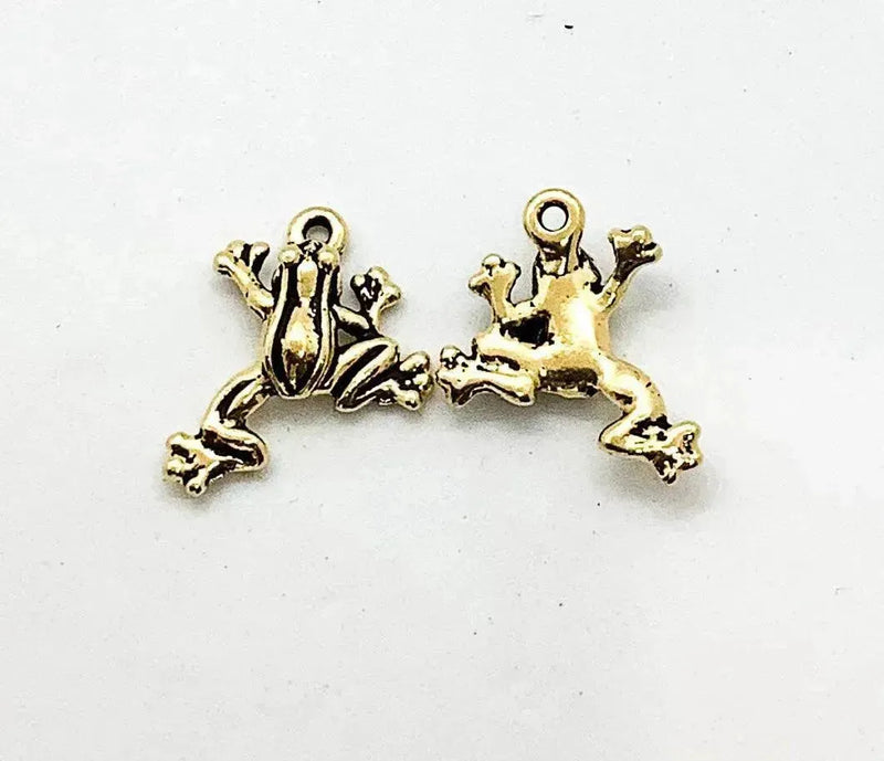 Tierracast Leap Frog Charms or Dangles, 2 Pcs. 5 Finishes - The Argus Collection