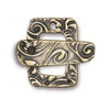 Jardin Toggle Clasp, 22x15mm, by TierraCast, 3 Finishes - The Argus Collection