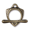 Forged Toggle Clasp, 18mm, by Tierracast, 4 Finishes - The Argus Collection