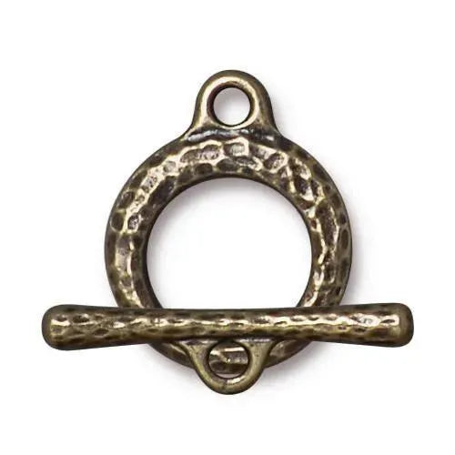 Craftsman Toggle Clasp, 17mm, by Tierracast, 4 Finishes - The Argus Collection