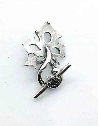 Freeform Leaf Toggle, 22mm, Bronze Line, 3 Finishes - The Argus Collection