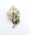 Freeform Leaf Toggle, 22mm, Bronze Line, 3 Finishes - The Argus Collection