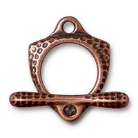 Forged Toggle Clasp, 18mm, by Tierracast, 4 Finishes - The Argus Collection