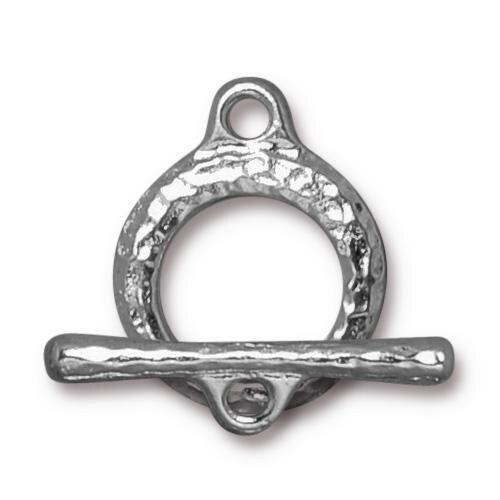 Craftsman Toggle Clasp, 17mm, by Tierracast, 4 Finishes - The Argus Collection