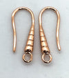 Lyon 7, Stylish Earring Wires, Open Loop, 3 Finishes - The Argus Collection