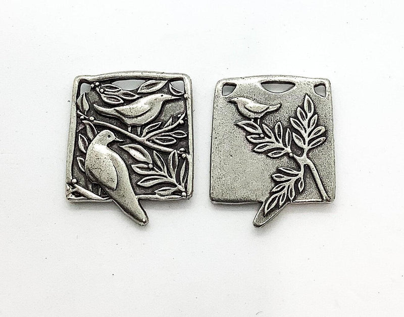 Tierracast Botanical Birds Pendant 4 Finishes - The Argus Collection