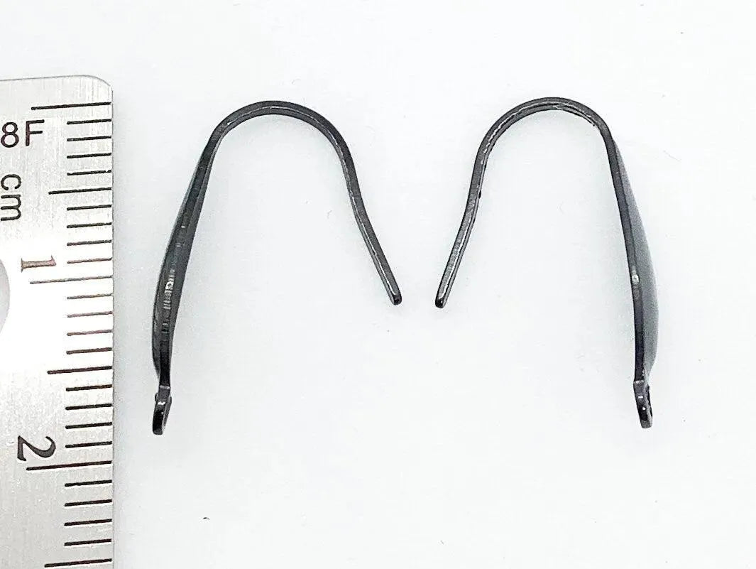 Monaco 5, Surgical Steel Earring Wires with Front Facing Loop, 2 Pair - The Argus Collection