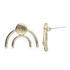 Platani IV, Cymbal Earring Posts, 4 Finishes - The Argus Collection