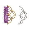 Sitanos III, Cymbal Seed Bead Ending or Connectors, 2 Pcs. 4 Finishes - The Argus Collection