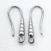 Lyon 7, Stylish Earring Wires, Open Loop, 3 Finishes - The Argus Collection