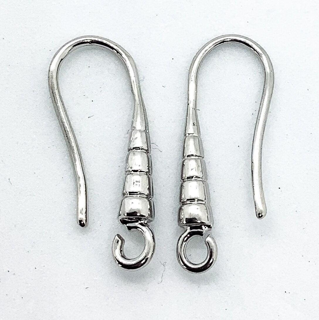 Lyon 7, Stylish Earring Wires, Open Loop, 3 Finishes - The Argus Collection