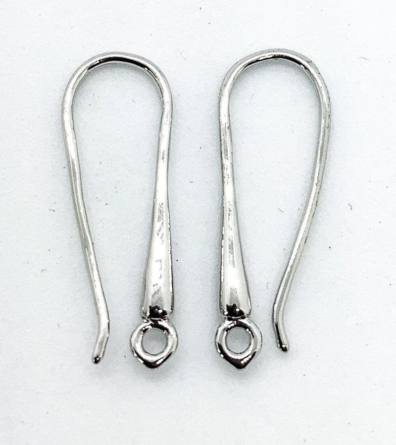 Lyon 6, Elegant Long Earring Wires, w. Closed Loop, 2 Pair - The Argus Collection