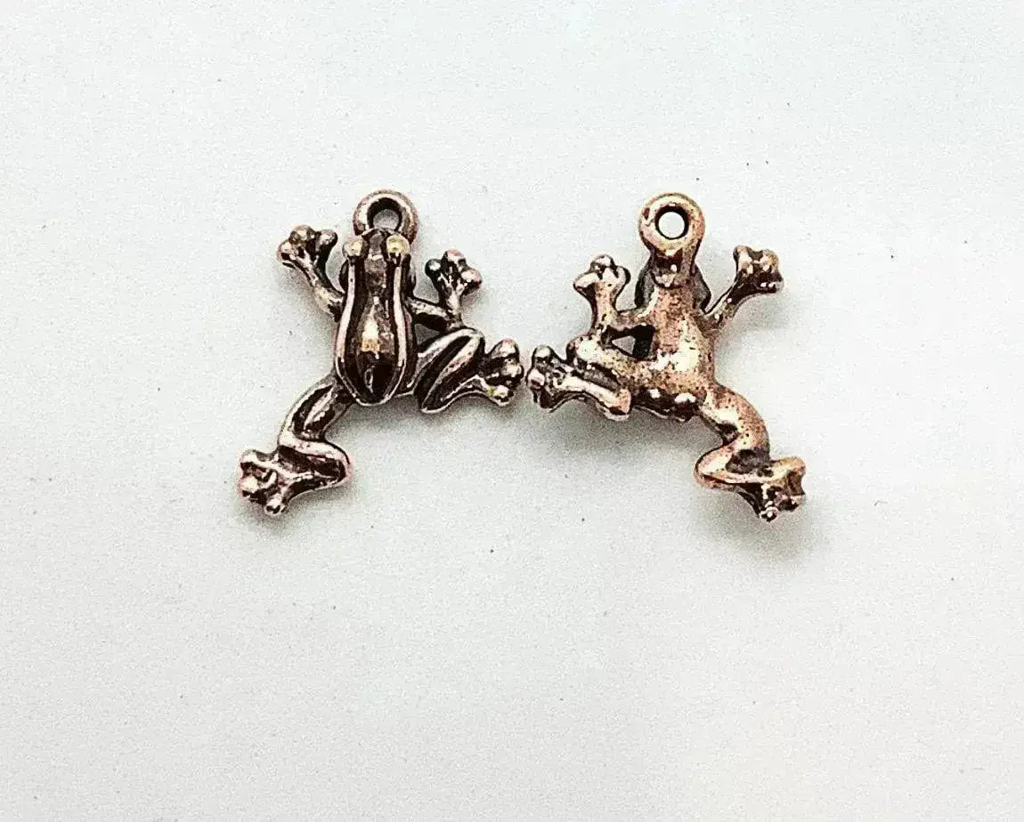 Tierracast Leap Frog Charms or Dangles, 2 Pcs. 5 Finishes - The Argus Collection