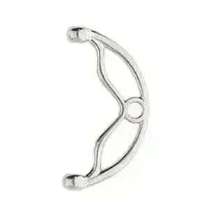 Sitanos II, Cymbal 8/0 Ending or Clasp Connector, 2 Pcs. 4 Finishes - The Argus Collection