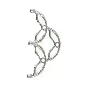 Sitanos III, Cymbal Seed Bead Ending or Connectors, 2 Pcs. 4 Finishes - The Argus Collection