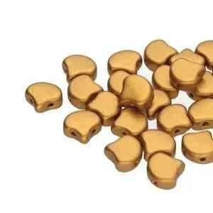 Ginko Beads, 10g by Matubo, Bronze Gold - The Argus Collection