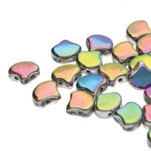 Ginko Beads, 10g. by Matubo, Full Vitrail - The Argus Collection