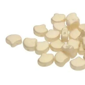 Ginko Beads, 10g. by Matubo, Shimmer Dutch White Chatoyant - The Argus Collection