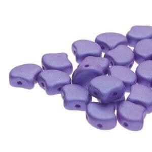 Ginko Beads, 10g. by Matubo, Shimmer Eggplant Chatoyant - The Argus Collection