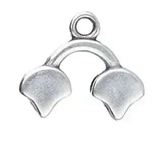 Kastro II, Cymbal Ginko Bead Connectors, 2 Pcs. 4 Finishes - The Argus Collection