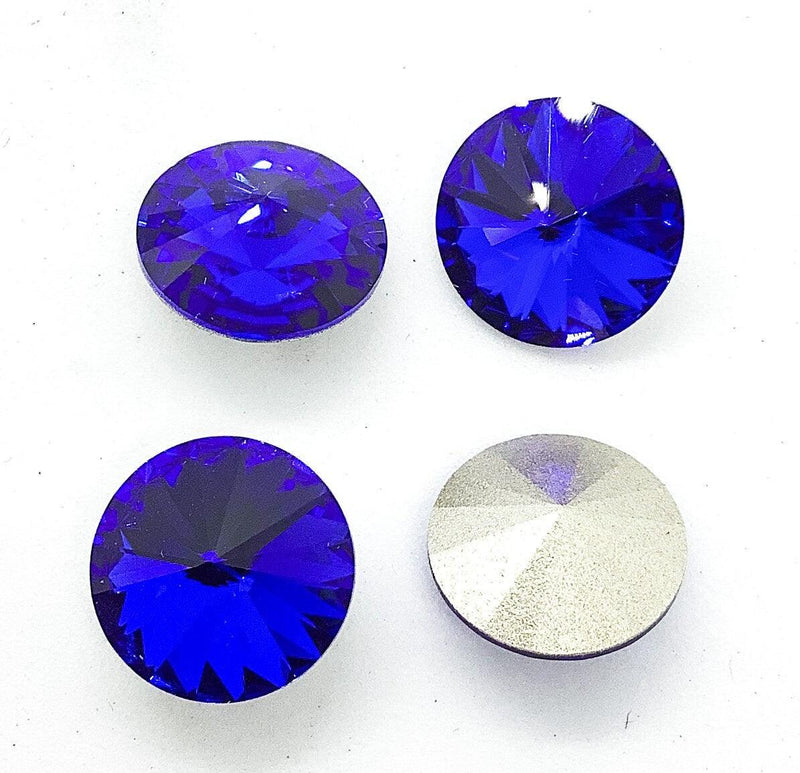 Brilliance Crystal Rivolis, 1122, 12mm, 4 Colors - The Argus Collection