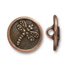 Dragonfly Button, TierraCast, 2 Pcs, 3 Finishes - The Argus Collection