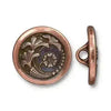Czech Flower Buttons in 3 Finishes - The Argus Collection