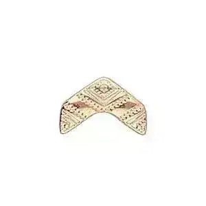 Koudouro, Cymbal Chevron Bead Substitute, 4 Pcs. 4 Finishes - The Argus Collection