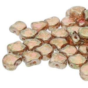 Ginko Beads, 10g., by Matubo, Red Glaze Gleam - The Argus Collection