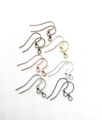 Simpli, French Hook Earring Wires, 7 Finishes - The Argus Collection