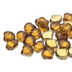 Ginko Beads, 10g. by Matubo, Golden Ice Backlit - The Argus Collection