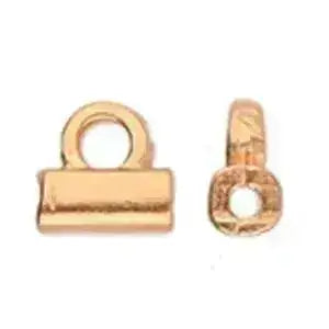 Soros, Cymbal Tila Bead Ending or Clasp Connectors, 4 Pcs. 4 Finishes - The Argus Collection