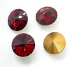 Brilliance Crystal Rivolis, 1122, 12mm, from Austria, 4 Colors - The Argus Collection