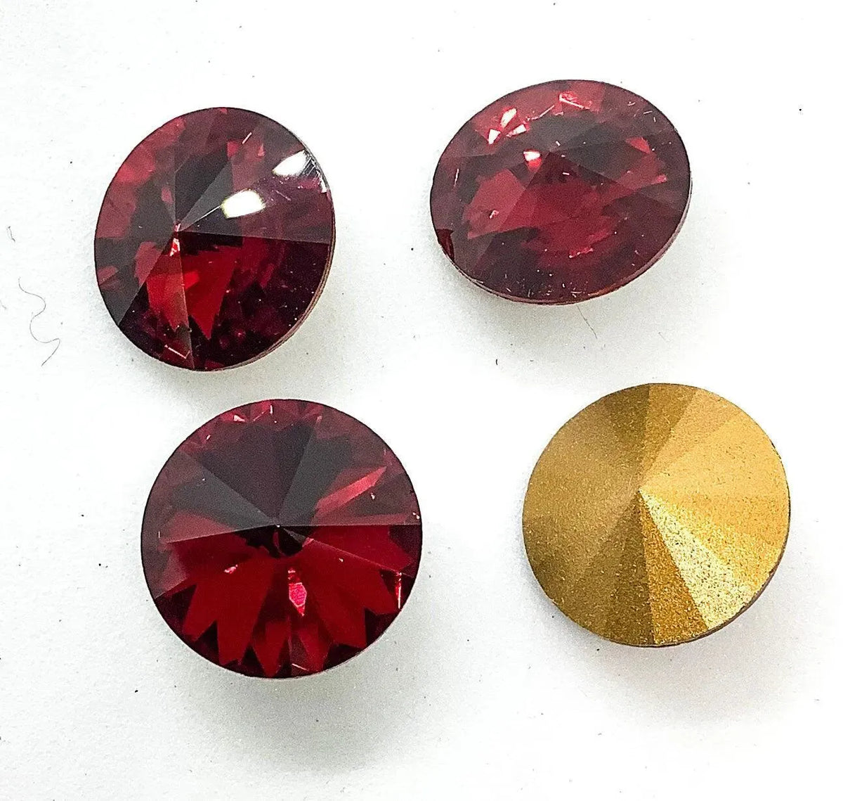 Brilliance Crystal Rivolis, 1122, 12mm, from Austria, 4 Colors - The Argus Collection