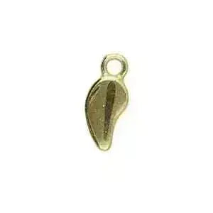 Mamaku, Cymbal Paisley Bead Ending or Clasp Connector, 4 Pcs. 4 Finishes - The Argus Collection