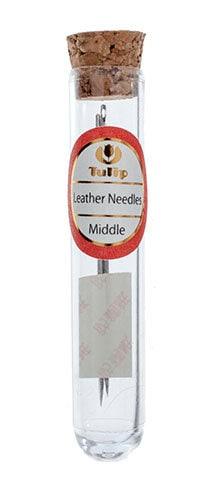 Tulip Leather Needles, Hiroshima Short, Middle, Long, 2 Pcs - The Argus Collection