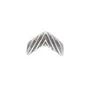 Avessalos, Cymbal Chevron Bead Substitute, 4 Pcs., 4 Finishes - The Argus Collection