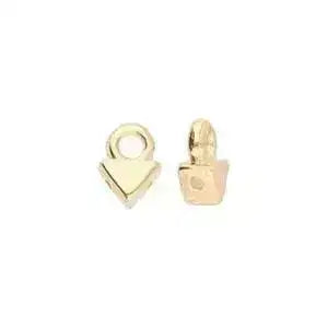 Agali, Cymbal Kite Bead Ending or Connector, 4 Pcs. 4 Finishes - The Argus Collection