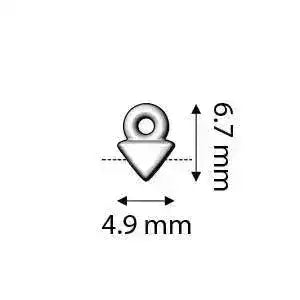 Agali, Cymbal Kite Bead Ending or Connector, 4 Pcs. 4 Finishes - The Argus Collection
