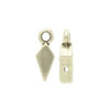 Ambeli, Cymbal Kite Bead Ending or Clasp Connector, 4 Pcs. 4 Finishes - The Argus Collection