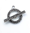 Round Spiral Toggle Clasp, 16mm, by TierraCast, 2 Finishes - The Argus Collection