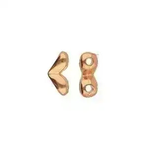 Mitakas Gemduo or Diamonduo Side Bead, 4 Pcs. 4 Finishes - The Argus Collection